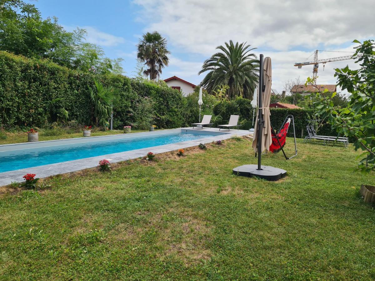 Appartement Avec Cuisine Et Grande Piscine Chauffee อองดาเย ภายนอก รูปภาพ