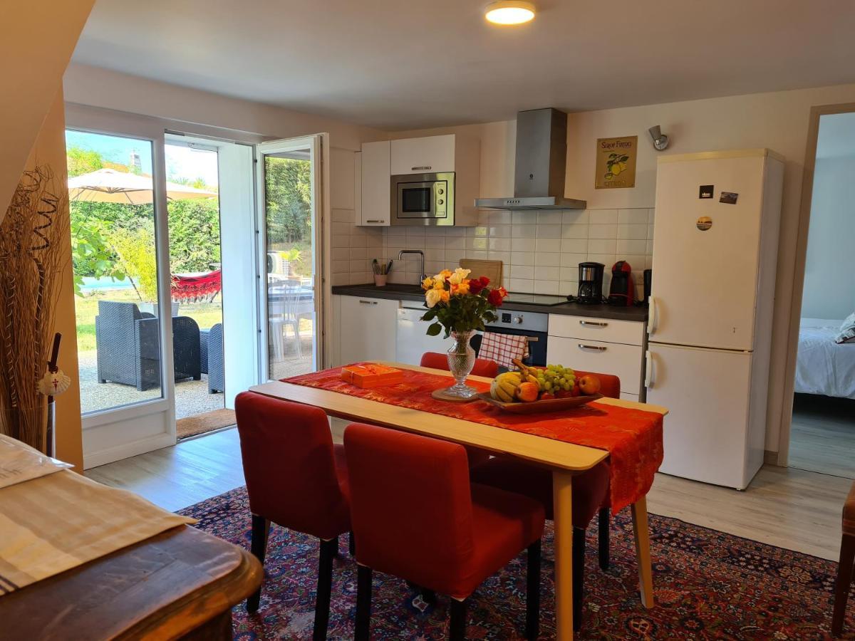 Appartement Avec Cuisine Et Grande Piscine Chauffee อองดาเย ภายนอก รูปภาพ